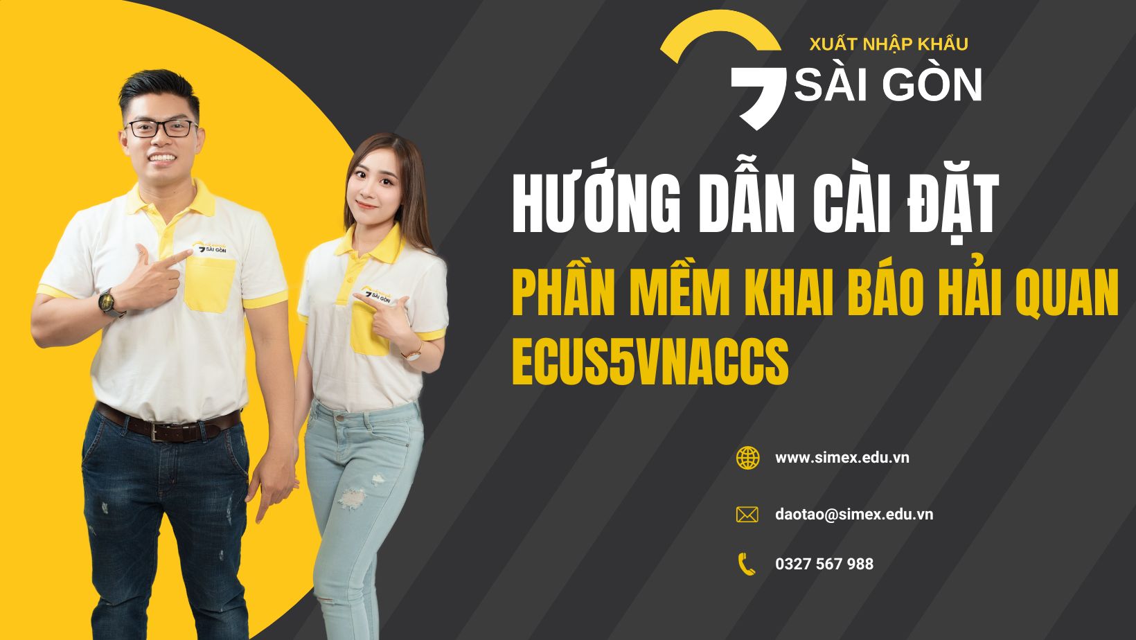  SIMEX hướng dẫn cài đặt phần mềm khai báo hải quan ECUS5VNACCS (bản dùng thử 30 ngày)