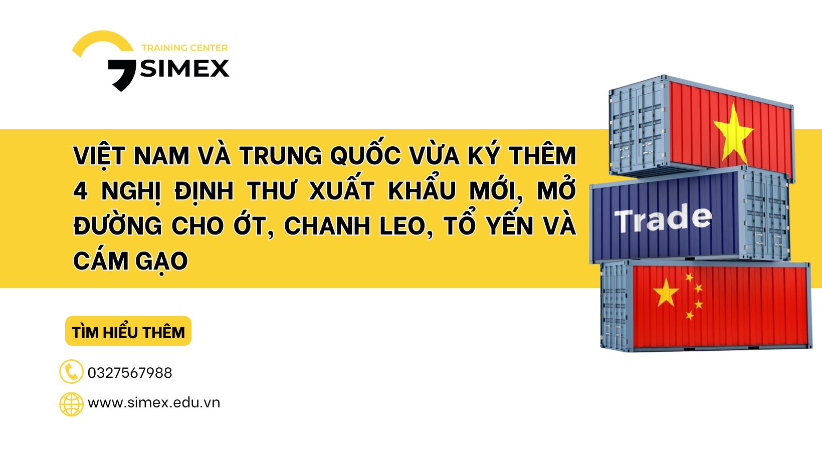 Việt Nam Mở Rộng Danh Mục Nông Sản Xuất Khẩu Chính Ngạch Sang Trung Quốc