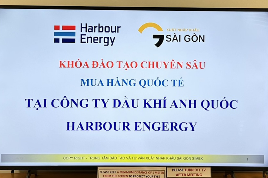 Simex đào tạo chuyên sâu về thủ tục hải quan cho tập đoàn dầu khí anh quốc harbour energy