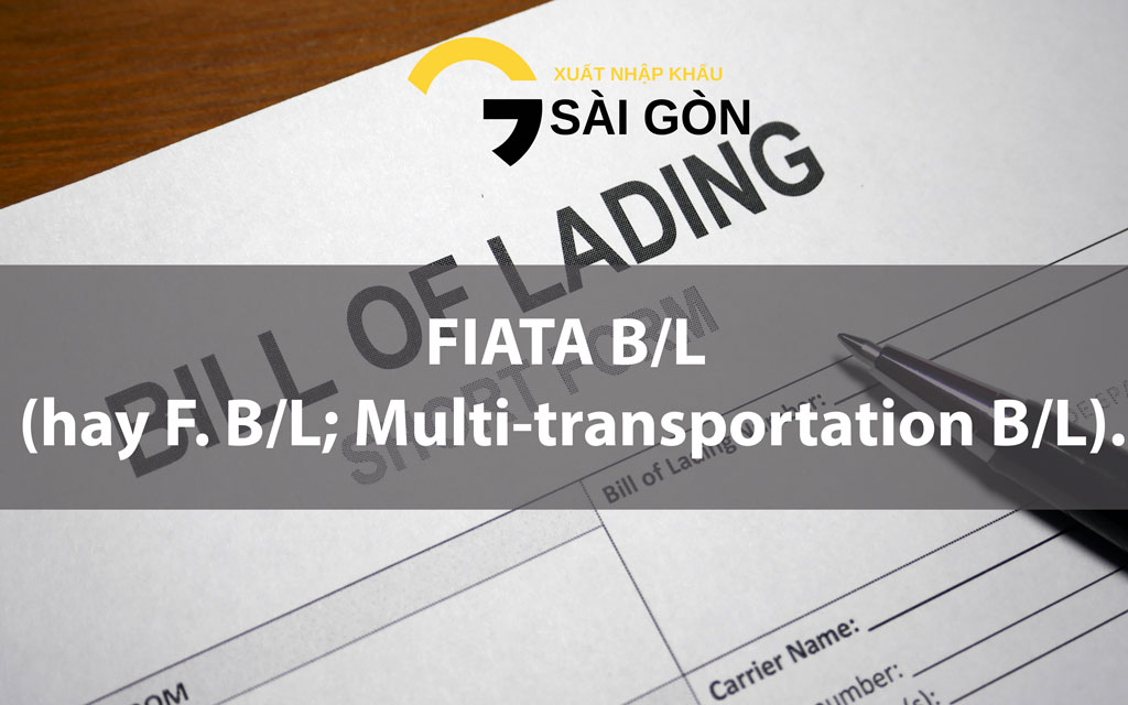 FIATA B L hay F B L; Multi transportation B L