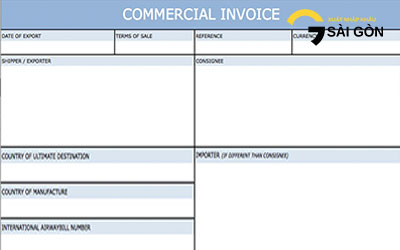 Hóa Đơn Thương Mại - Commercial Invoce