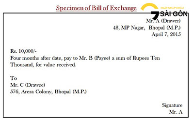 Bill of Exchange