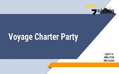 Voyage Charter Party