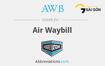Nội Dung Của Một AWB Air Way Bill