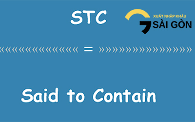 Shipper's load, count and seal; Said to contain, Said to be, S.T.C on B//L