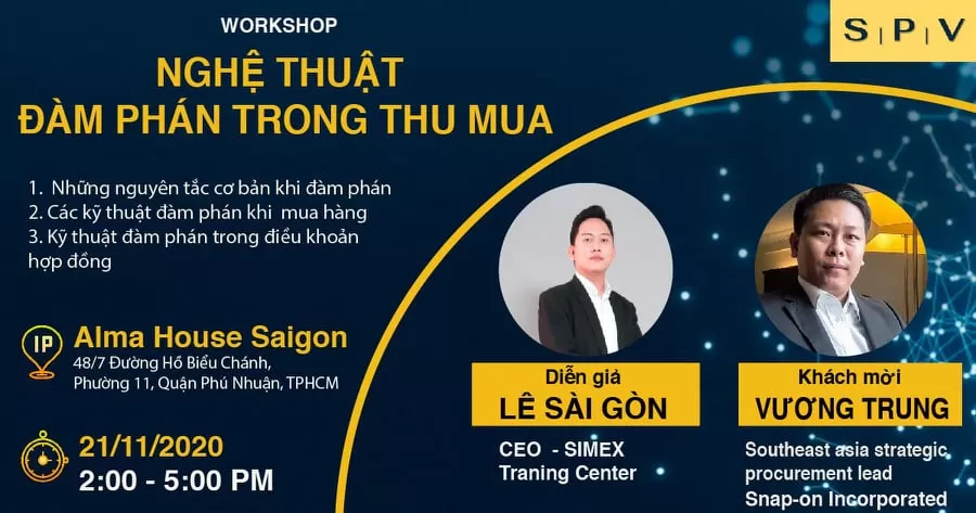 Simex thực hiện workshop purchasing thu mua quốc tế