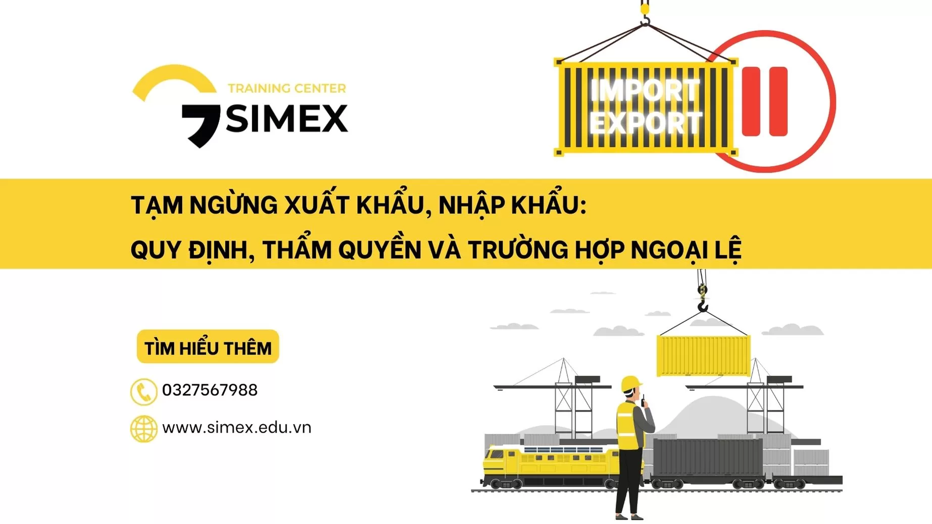 Tạm Ngừng Xuất Khẩu, Nhập Khẩu: Quy Định, Thẩm Quyền và Trường Hợp Ngoại Lệ
