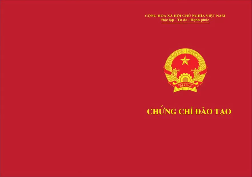 MẶT NGOÀI CHỨNG CHỈ