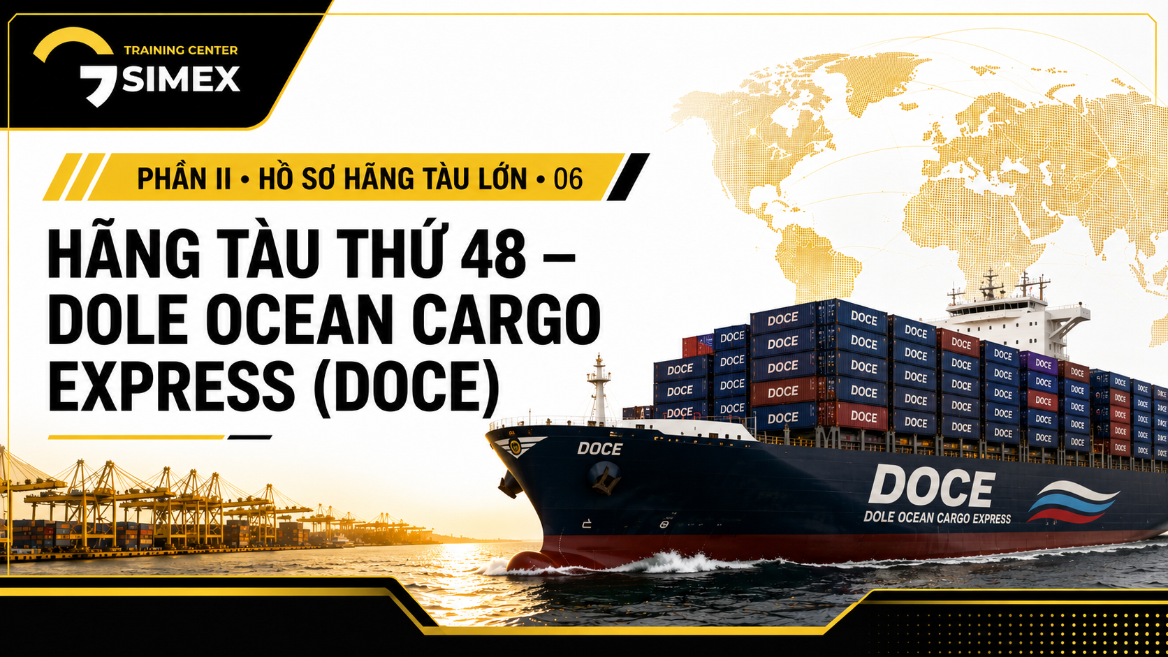 48. HÃNG TÀU THỨ 48 – DOLE OCEAN CARGO EXPRESS (DOCE)