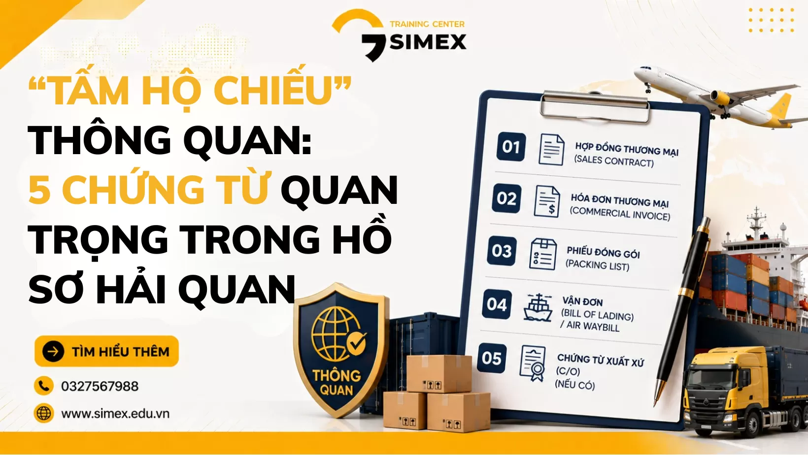 “Tấm Hộ Chiếu” Thông Quan: 5 Chứng Từ Quan Trọng Trong Hồ Sơ Hải Quan Hàng Nhập Khẩu