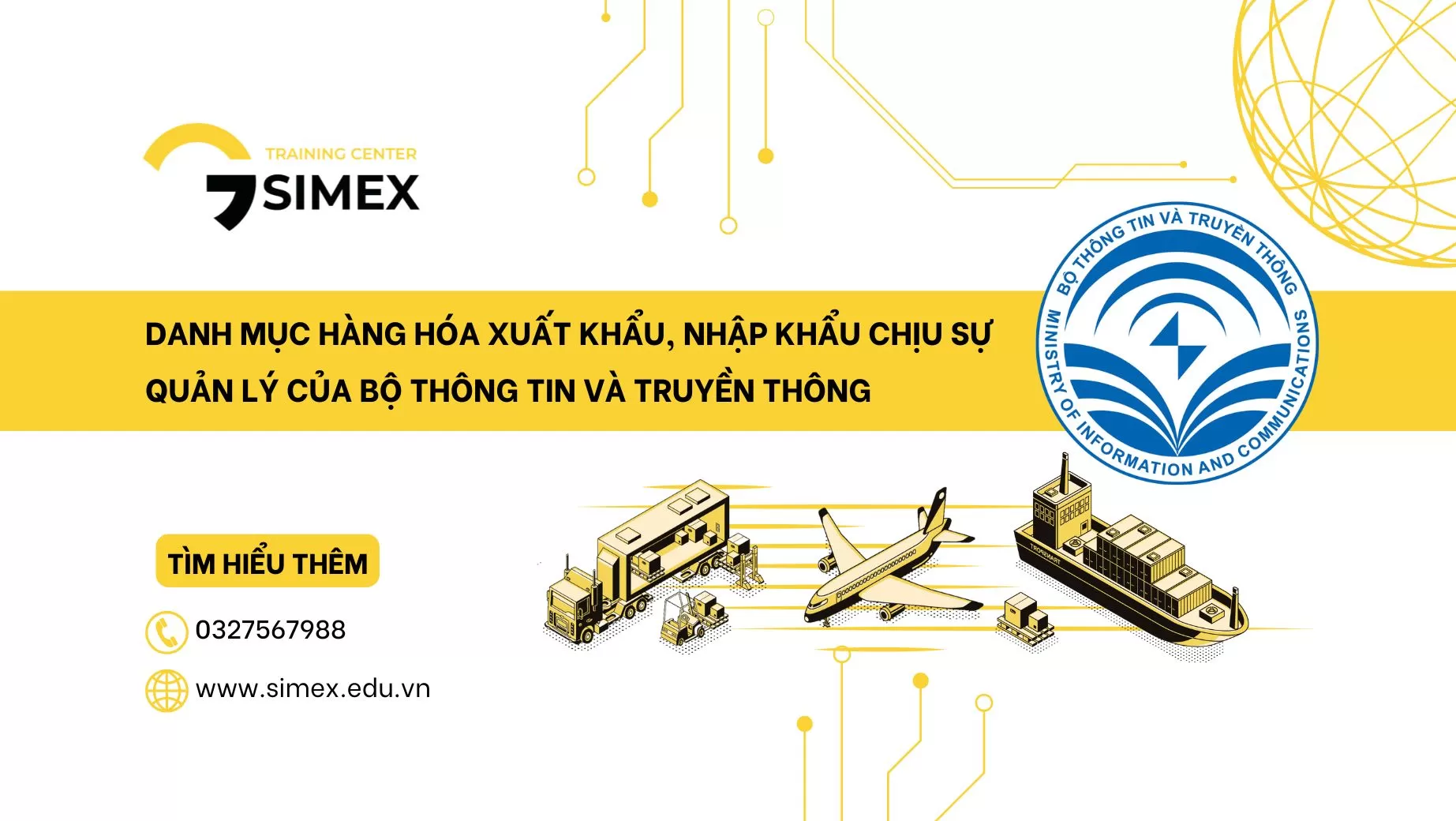 Danh mục hàng hóa xuất khẩu, nhập khẩu chịu sự quản lý của Bộ Thông tin và Truyền thông