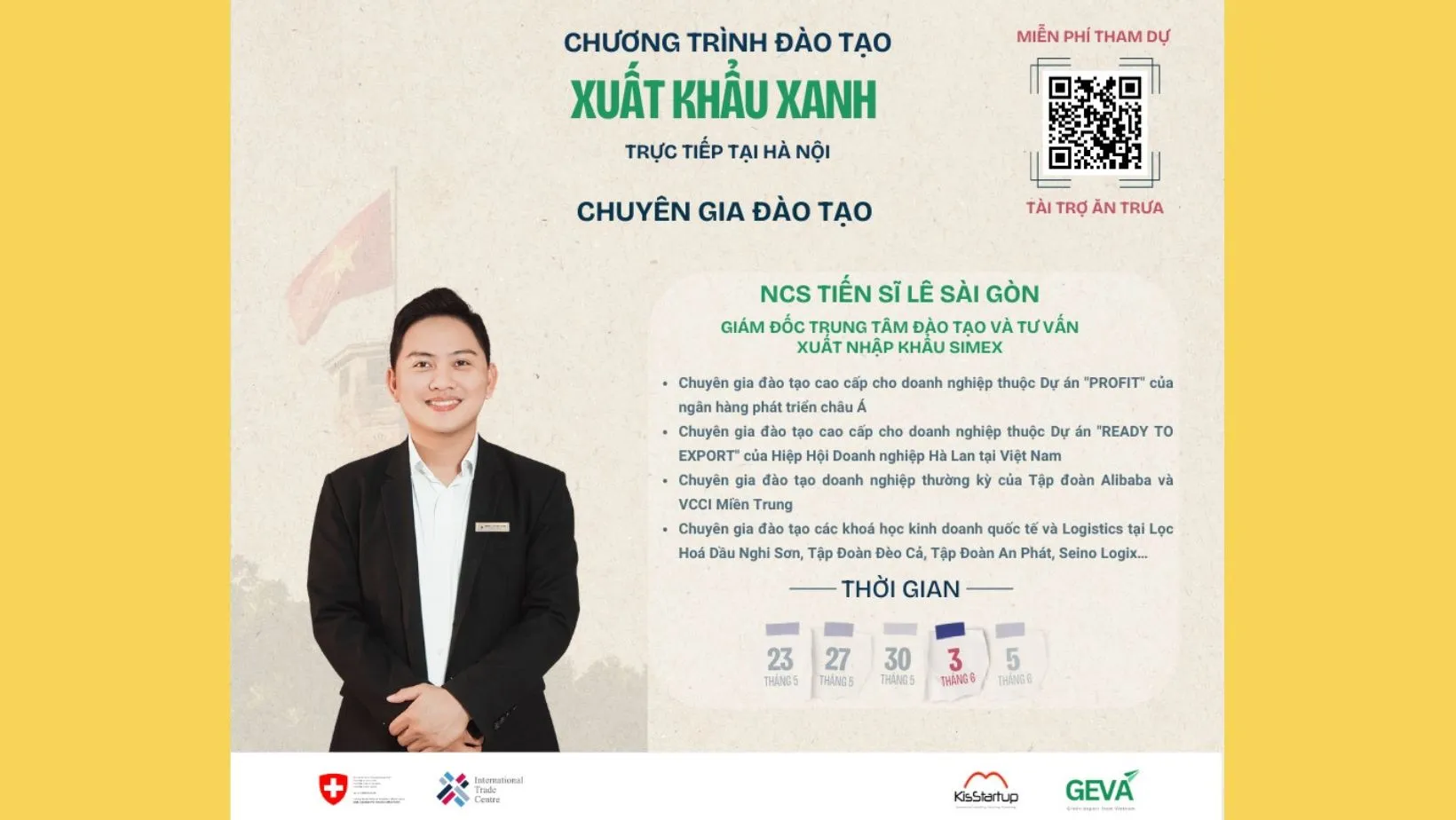 SIMEX đồng hành cùng Dự án GEVA Thụy Sĩ – Ươm tạo và Tăng tốc Xuất khẩu Xanh