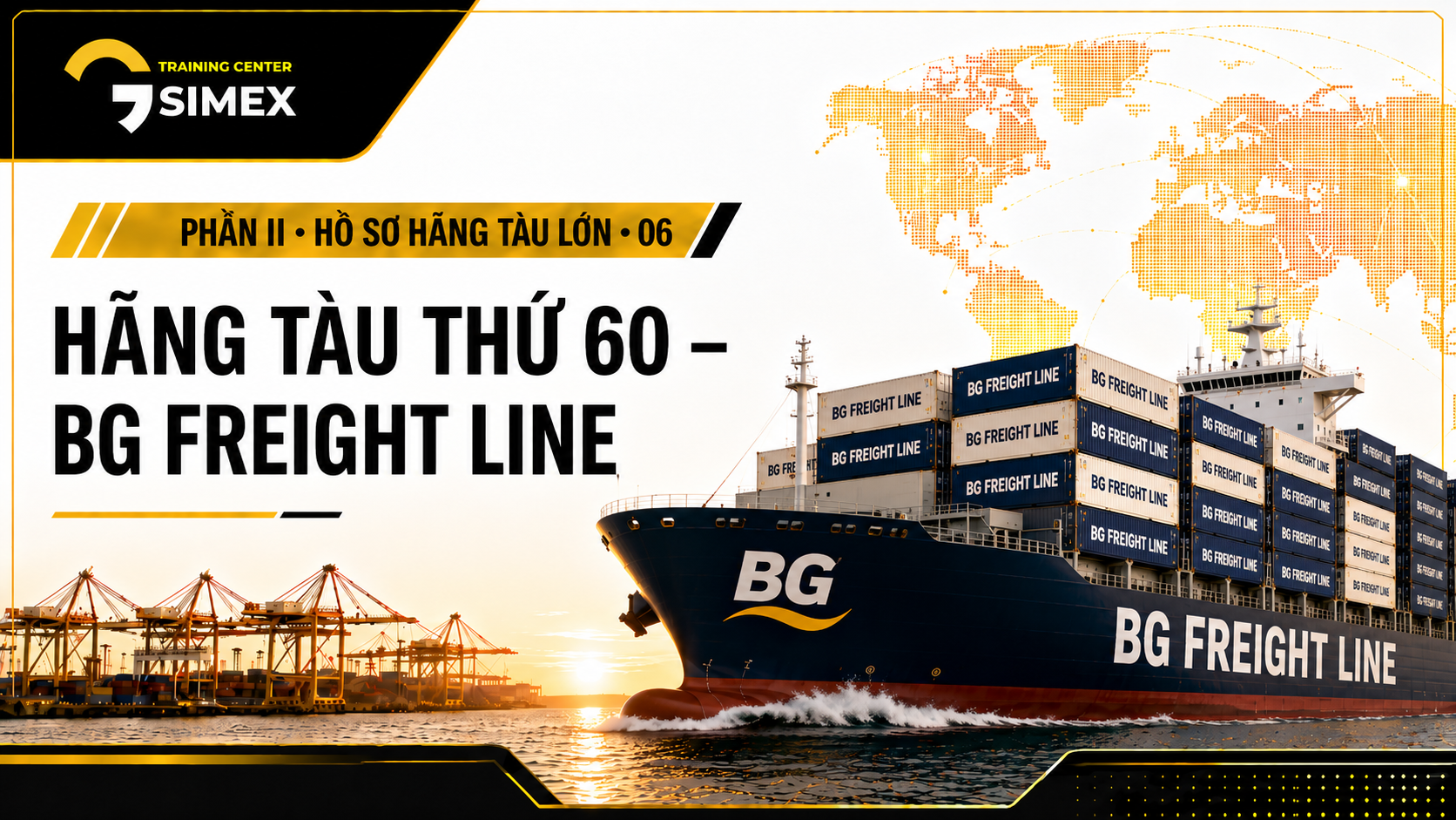 60. HÃNG TÀU THỨ 60 – BG FREIGHT LINE