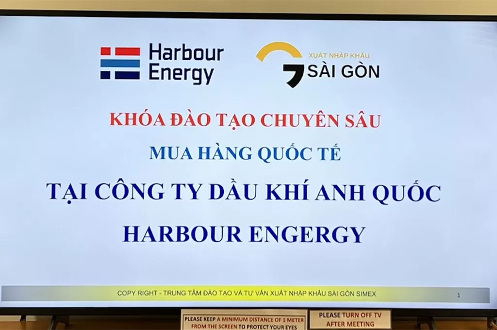 Simex provides in-depth training on customs procedures for the British oil and gas corporation Harbour Energy