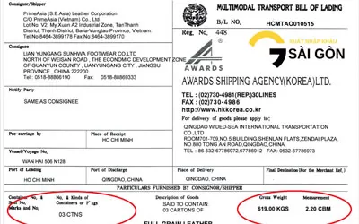 Quy trình phát hành B/L của hãng tàu