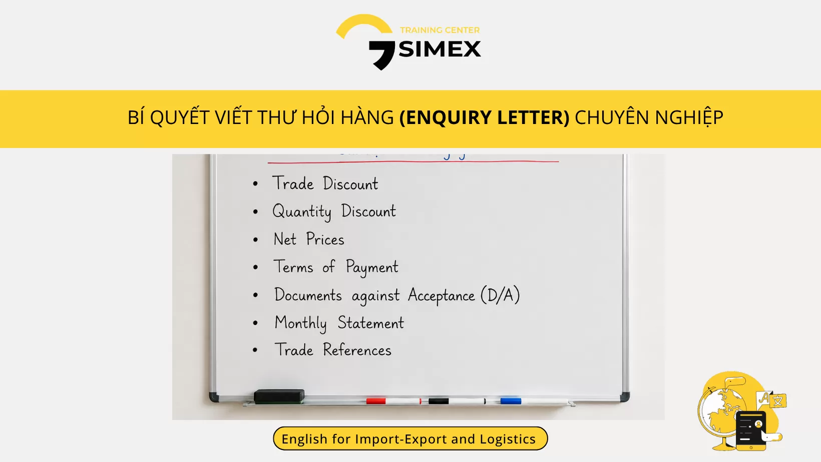 Bí Quyết Viết Thư Hỏi Hàng (Enquiry Letter) Chuyên Nghiệp: Đề Xuất Chiết Khấu & Điều Kiện Thanh Toán