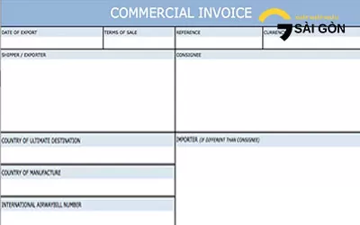 Hóa Đơn Thương Mại - Commercial Invoce