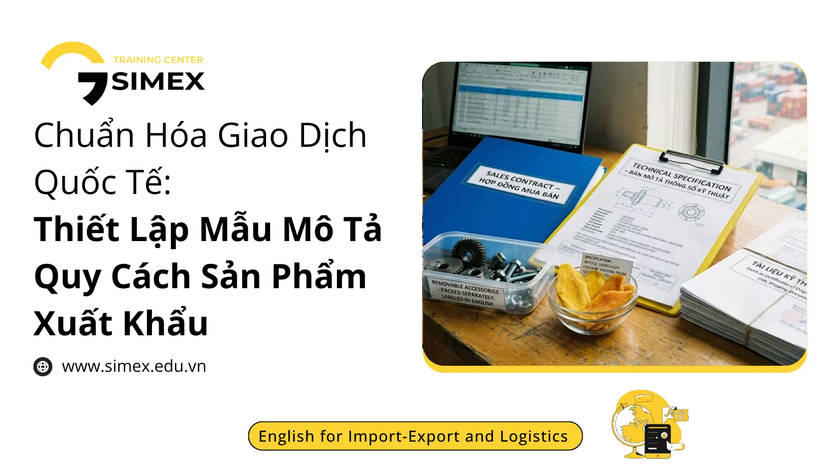 Hướng Dẫn Viết Mô Tả Quy Cách Sản Phẩm Xuất Khẩu (Specification of Goods) Chuẩn Xác