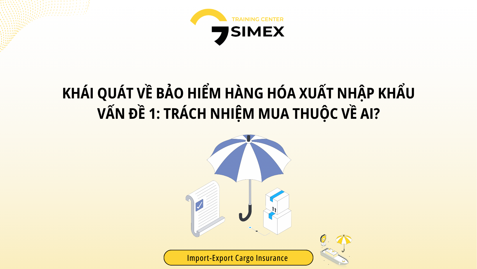 Khái Quát Về Bảo Hiểm Hàng Hóa Xuất Nhập Khẩu: Trách Nhiệm Mua Thuộc Về Ai?