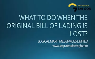 Làm Gì Khi Mất B/L Bill Of Lading Gốc