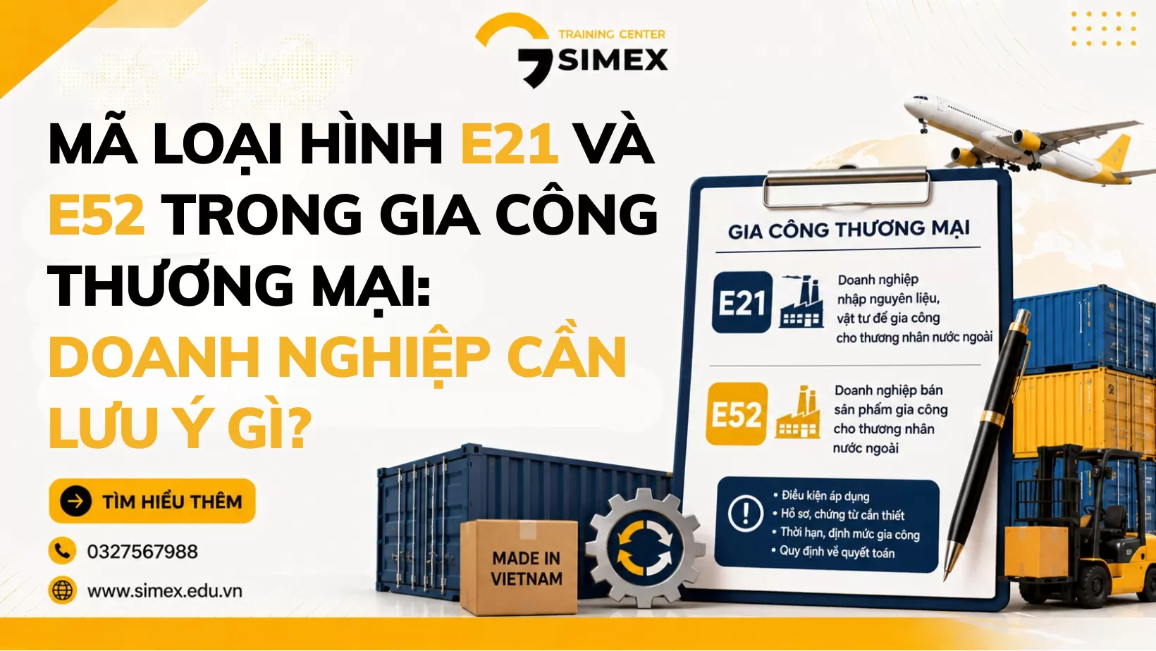 Mã loại hình E21 và E52 trong gia công thương mại: Doanh nghiệp cần lưu ý gì?