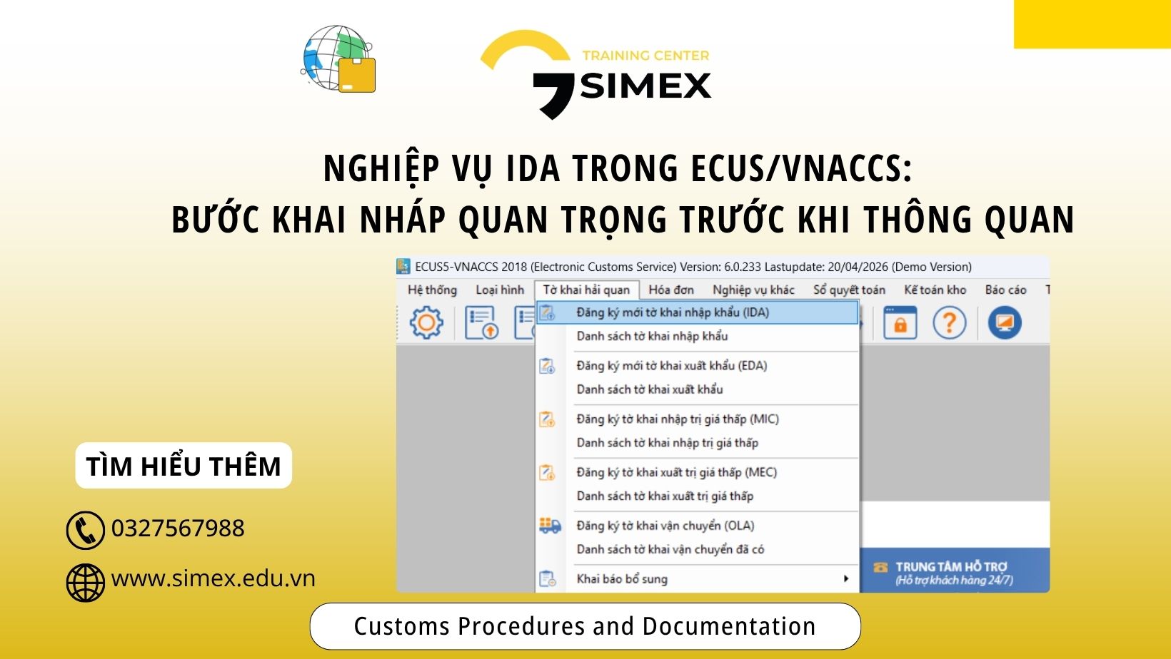 Nghiệp Vụ IDA Trong ECUS/VNACCS: Bước Khai Nháp Quan Trọng Trước Khi Thông Quan