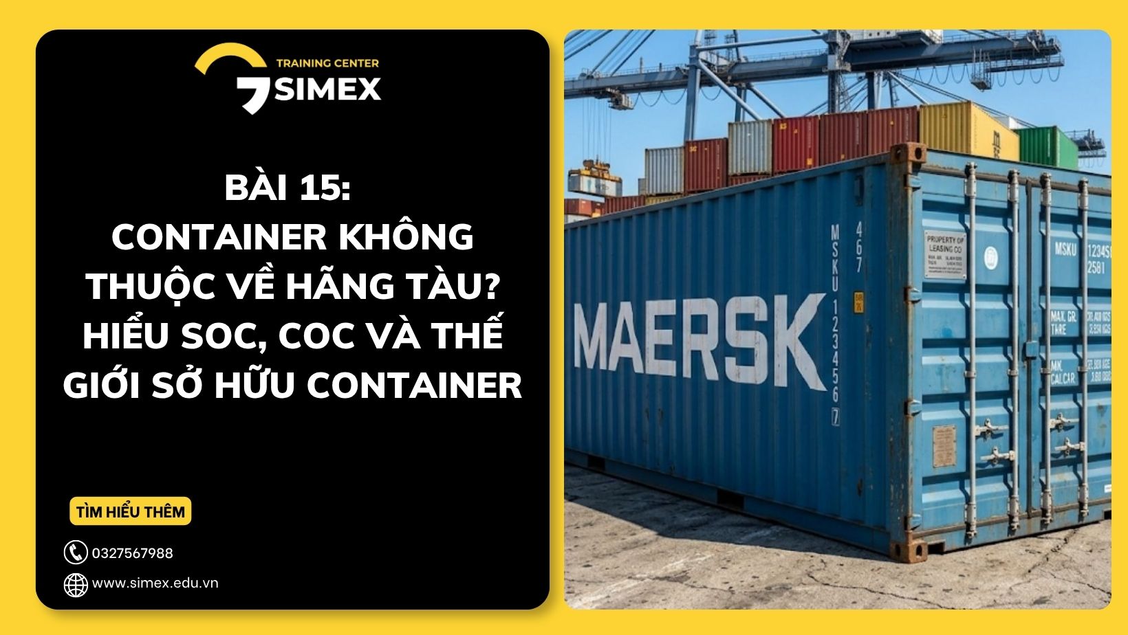 CONTAINER KHÔNG THUỘC VỀ HÃNG TÀU? HIỂU SOC, COC VÀ THẾ GIỚI SỞ HỮU CONTAINER