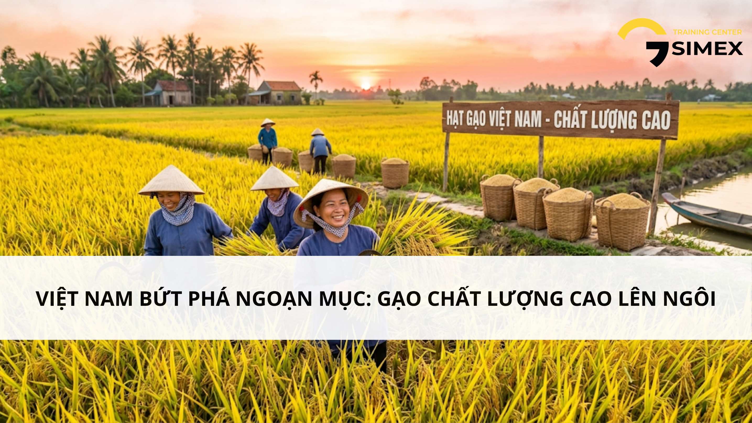 Xuất Khẩu Gạo Việt Nam 2026: Bứt Phá Ngoạn Mục Nhờ Phân Khúc Gạo Chất Lượng Cao